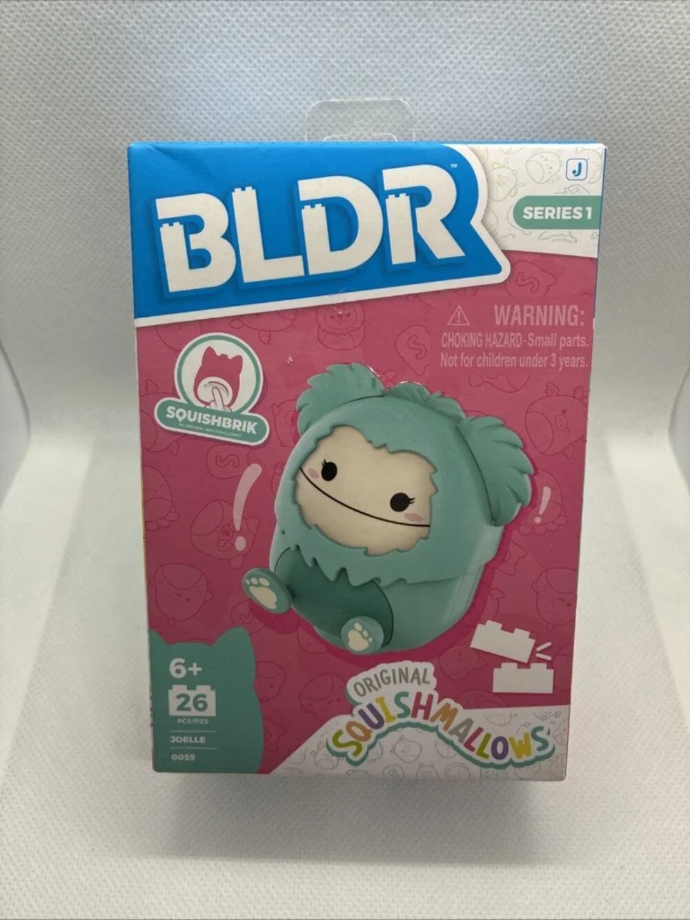 BLDR Squishmallows Joelle Bigfoot Series 1 Building Set 26 Pieces #0059 New